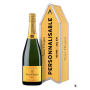 VEUVE CLICQUOT BRUT CARTE JAUNE COFFRET PERSONNALISABLE