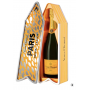 VEUVE CLICQUOT BRUT CARTE JAUNE SOUS COFFRET PERSONNALISABLE