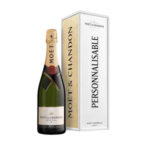 MOËT & CHANDON BRUT COFFRET EN MÉTAL PERSONNALISABLE