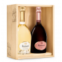 RUINART BLANC DE BLANCS ET ROSÉ COFFRET DUO 1