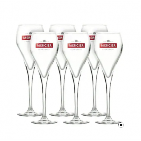 Set de 6 verres MERCIER FLÛTES EVE