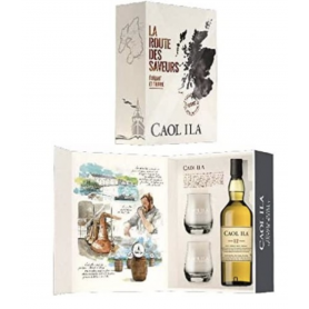 Coffret Caol Ila 12 ans + 2 verres - 70 cl - 40 °