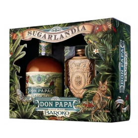 Don Papa Baroko Coffret Sugarlandia flasque