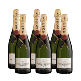 6 bouteilles sous étui - 75 cL MOËT & CHANDON IMPÉRIAL BRUT