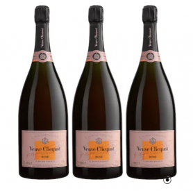 Caisse de 3 magnums - 1,5 L VEUVE CLICQUOT ROSÉ