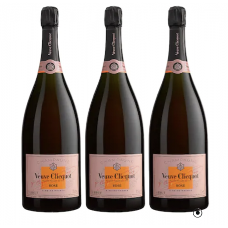 Caisse de 3 magnums - 1,5 L VEUVE CLICQUOT ROSÉ