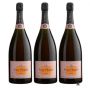 Caisse de 3 magnums - 1,5 L VEUVE CLICQUOT ROSÉ