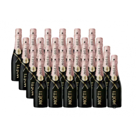 24 mini bouteilles - 20 cL MOËT & CHANDON ROSÉ IMPÉRIAL