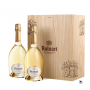 Coffret DUO en bois RUINART BLANC DE BLANCS