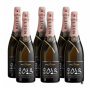 MOËT & CHANDON GRAND VINTAGE ROSÉ 2013 SOUS COFFRET lot de 6