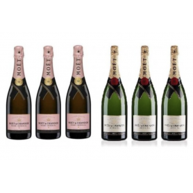 Lot Découverte 6 Champagnes Moët & Chandon Impérial 75cL