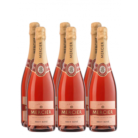 Mercier Brut Rosé Caisse de 6 Bouteilles 75cl