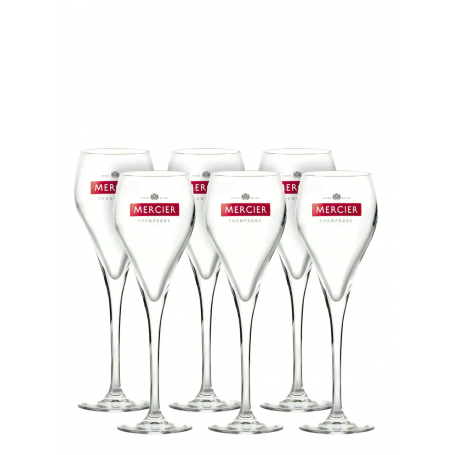 1 Mercier Flûtes Eve Set de 6 Verres