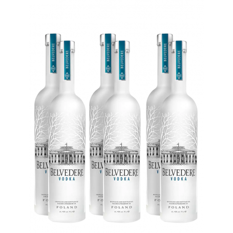 Belvedere Vodka Caisse de 6 bouteilles 70c