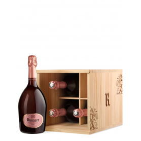 Ruinart Rosé Caisse - Cave 4 Bouteilles 75cl