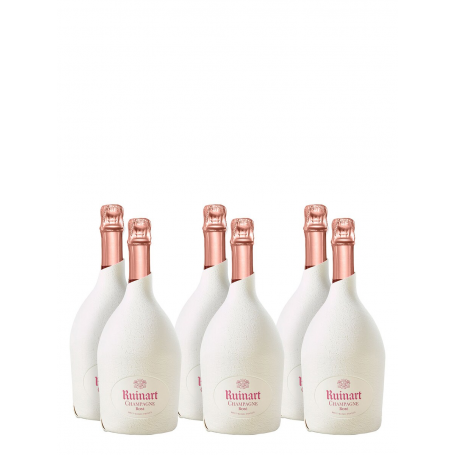 Ruinart Rosé Etui Seconde Peau 6 Bouteilles 75cl