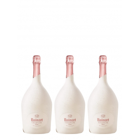 Ruinart Rosé Etui Seconde Peau 3 Bouteilles Magnum 1,5L