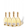 1 Ruinart Blanc de Blanc Caisse - Cave 4 Bouteilles 75cl