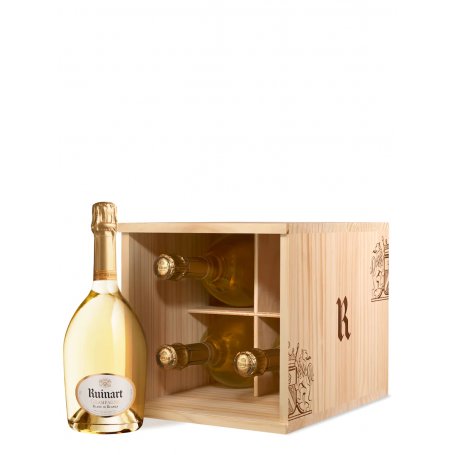 Ruinart Blanc de Blanc Caisse - Cave 4 Bouteilles 75cl