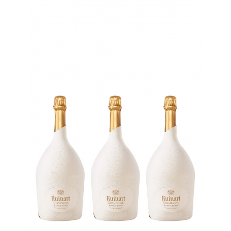 Ruinart Blanc de Blanc Etui Seconde Peau 3 Bouteilles Magnum 1,5L