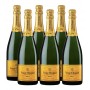 1 Veuve Clicquot Carte Jaune Edition 250e Anniversaire Caisse de 6 bouteilles 75cl