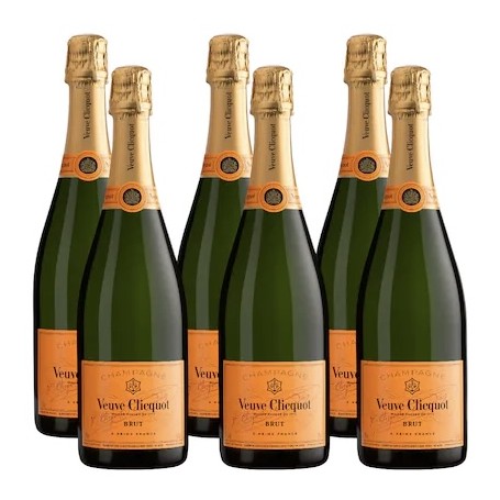 Veuve Clicquot Carte Jaune Caisse de 6 bouteilles 75cl