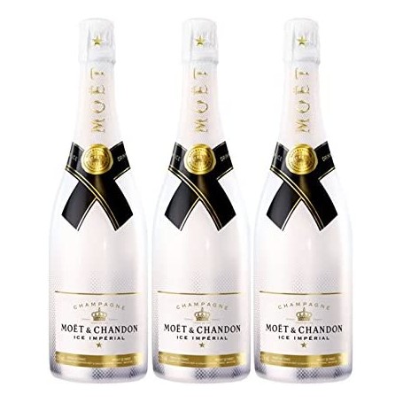 LOT 3 CHAMPAGNES MOËT & CHANDON MOËT ICE 75CL