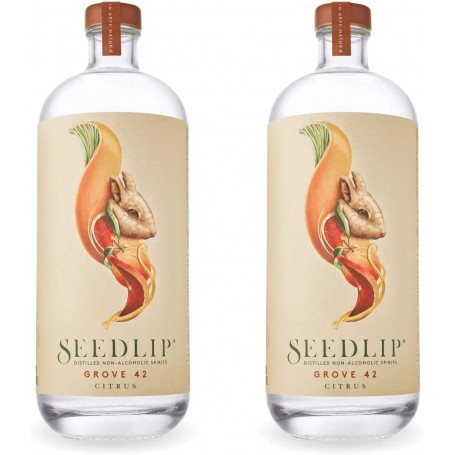 SEEDLIP Lot de 2 spiritueux distillés non alcoolisés (Grove 42)