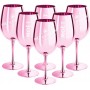 Moet & Chandon 6 verres à champagne Rose (Limited Edition)