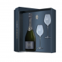 Champagne Charles Heidsieck Coffret Brut Réserve + 2 flûtes | Bouteille 75CL - bouteille + flûtes