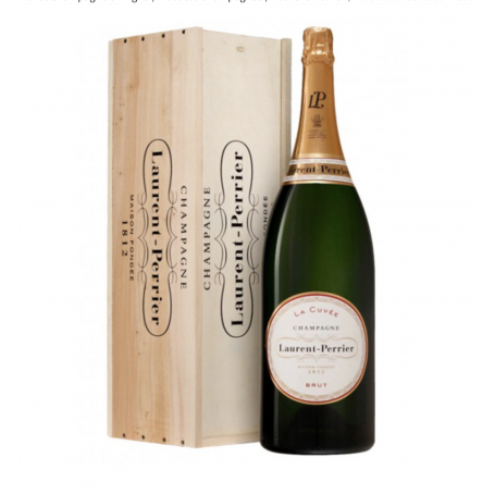 Champagne Laurent-Perrier La Cuvée | Jéroboam 300cl - Caisse bois