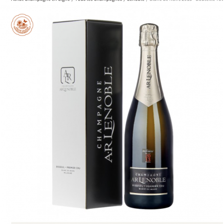 Champagne Lenoble Blanc de Noirs| Bouteille 75CL