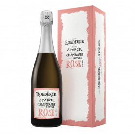 Champagne Louis Roederer Brut Nature Rosé by Starck | Bouteille 75CL - Coffret