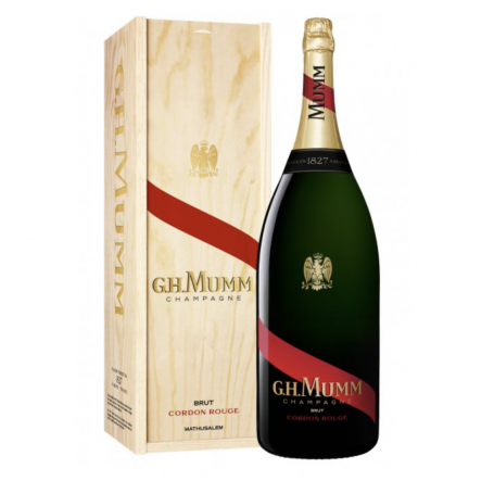 Champagne Mumm Cordon Rouge | Mathusalem 600cl - Caisse bois