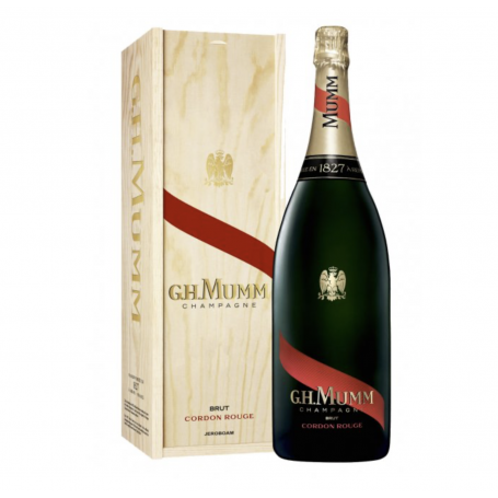 Champagne Mumm Cordon Rouge | Jéroboam 300cl - Caisse bois