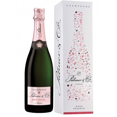 Champagne Palmer & Co Rosé Solera | Bouteille 75CL - Etui