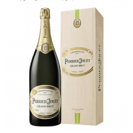 Champagne Perrier-Jouët Grand Brut | Jéroboam 300cl - Caisse bois