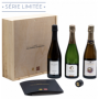 Champagne Plus de Bulles Coffret RVF : Les Etoiles Montantes (4e édition) | Bouteille 75CL - Caisse bois