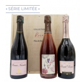 Champagne Plus de Bulles Coffret Collection - Rosé (1ère édition) | Bouteille 75CL - Caisse bois