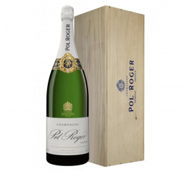 Champagne Pol Roger Brut Réserve | Jéroboam 300cl - Caisse bois