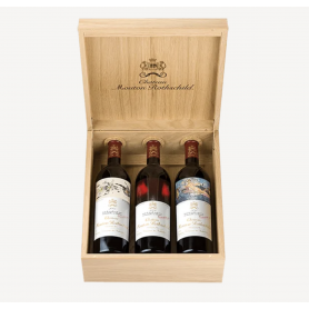 Caisse Luxe Chêne Mouton Rothschild 2005-2009-2010 Bordeaux - Pauillac - Rouge