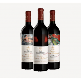 Château Mouton Rothschild : Coffret Magnums 2009-2010-2015 Bordeaux - Pauillac - Rouge