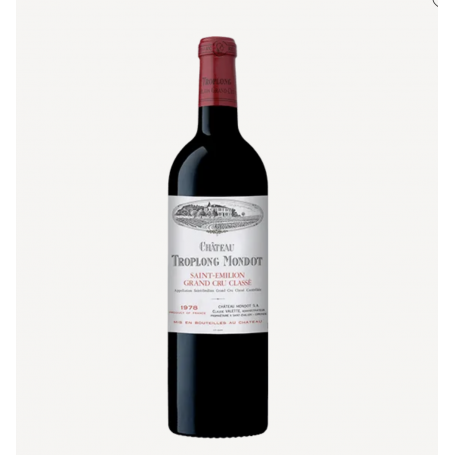 Château Troplong Mondot 1978 Grand cru classé - Bordeaux - Saint-Emilion - Rouge